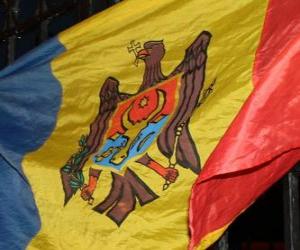 Puzle Vlajka Moldavské