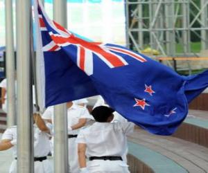 Puzle Vlajka Nového Zélandu