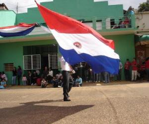 Puzle Vlajka Paraguaye