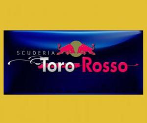 Puzle Vlajka Scuderia Toro Rosso F1