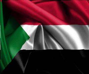 Puzle Vlajka Súdánu