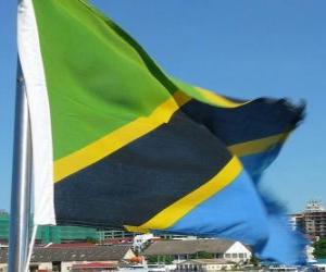 Puzle Vlajka Tanzanie