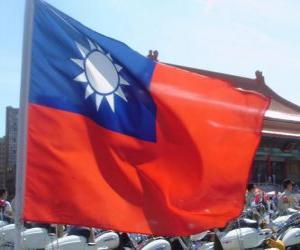 Puzle Vlajka Tchaj-wan