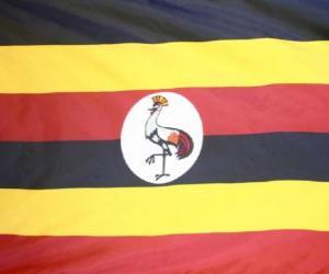 Puzle Vlajka Ugandy