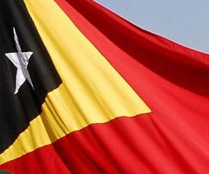 Puzle Vlajka Východního Timoru