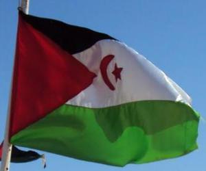 Puzle Vlajka západní Sahara