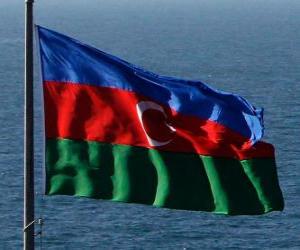 Puzle Vlajka Ázerbájdžán