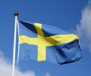 Puzle Vlajkou Švédska