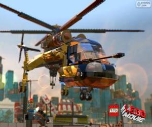 Puzle Vrtulník z filmu Lego
