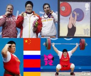 Puzle Vzpírání nad 75 kg ženy London 2012