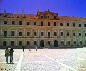 Puzle Vévodský palác Vila Viçosa, Evora, Portugalsko