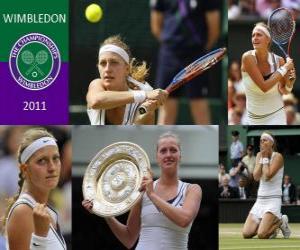 Puzle Vítěz Wimbledonu 2011 Petra Kvitová
