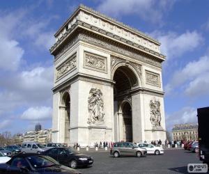 Puzle Vítězný oblouk, Paříž
