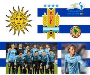 Puzle Výběr Uruguay, skupina C, Argentina 2011