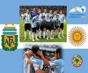 Puzle Výběr z Argentiny, skupina A, Argentina 2011
