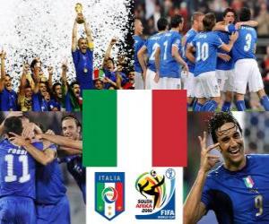 Puzle Výběr z Itálie, skupina F, Jižní Afrika 2010