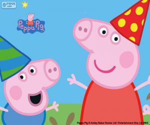 Puzle Výročí Peppa Pig