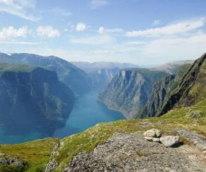 Puzle West Norwegian Fjords - Geirangerfjord a Nærøyfjord