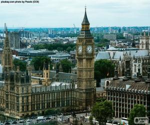 Puzle Westminsterského, Big Ben, Londýn