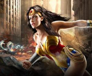 Puzle Wonder Woman je nesmrtelný superheroine s pravomocemi podobné Superman