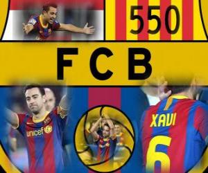 Puzle Xavi Hernandez 550 her pro FC Barcelona