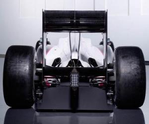 Puzle Zadní pohled, BMW Sauber C29