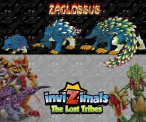 Puzle Zaglossus, nejnovější vývoj. Invizimals The Lost Tribes. Invizimal připomíná dikobraza