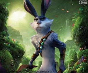 Puzle Zajda, velikonoční králík. Postava z Legendární Parta