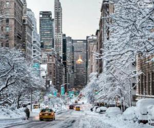Puzle Zima v New Yorku