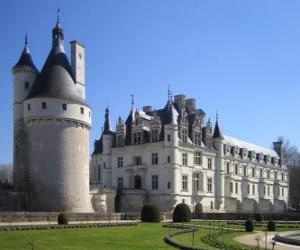 Puzle Zámek Chenonceau, Francie