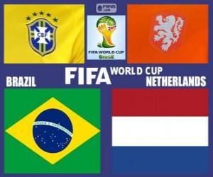 Puzle Zápas o třetí místo, Brazílie 2014, Brazílie vs Nizozemsko