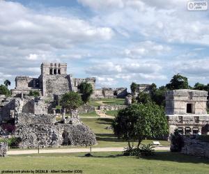 Puzle Zříceniny Tulum, Mexiko