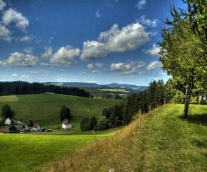 Puzle Černý les Schwarzwald