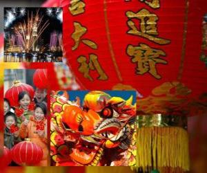 Puzle Čínský Nový rok oslava