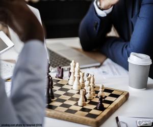 Puzle Šachová hra