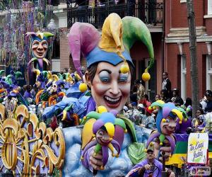 Puzle Šašci karneval