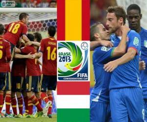 Puzle Španělsko - Itálie, semifinále Konfederační pohár FIFA 2013