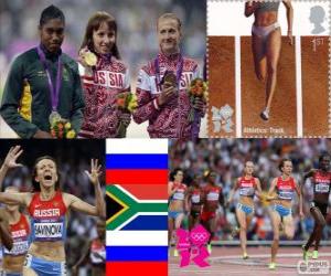 Puzle Ženy 800m atletika Londýn 2012