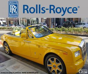 Puzle Žlutý Rolls-Royce