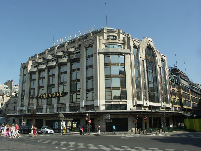 Paříž obchodní dům Samaritaine puzzle