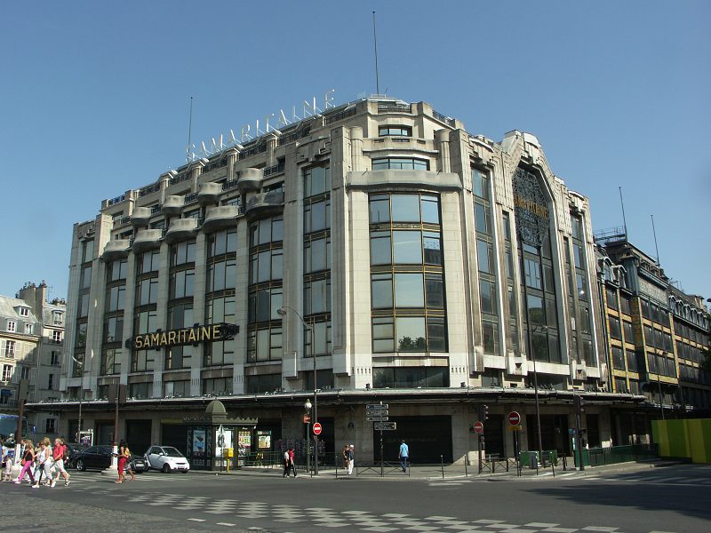 Paříž obchodní dům Samaritaine puzzle